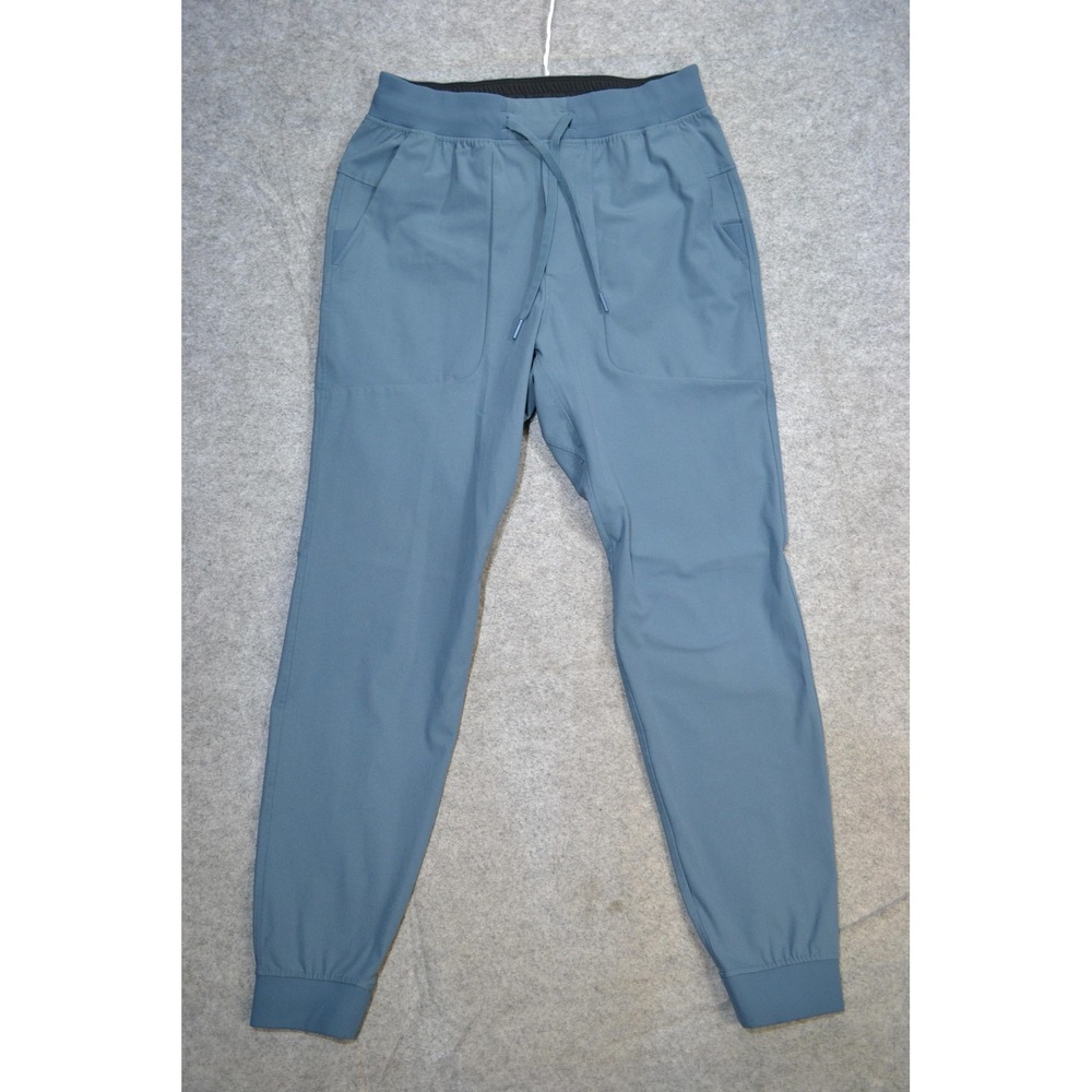 Lululemon Pants Mens M Blue Jogger ABC Warpstreme Waist Zip Pocket Athletic Gym